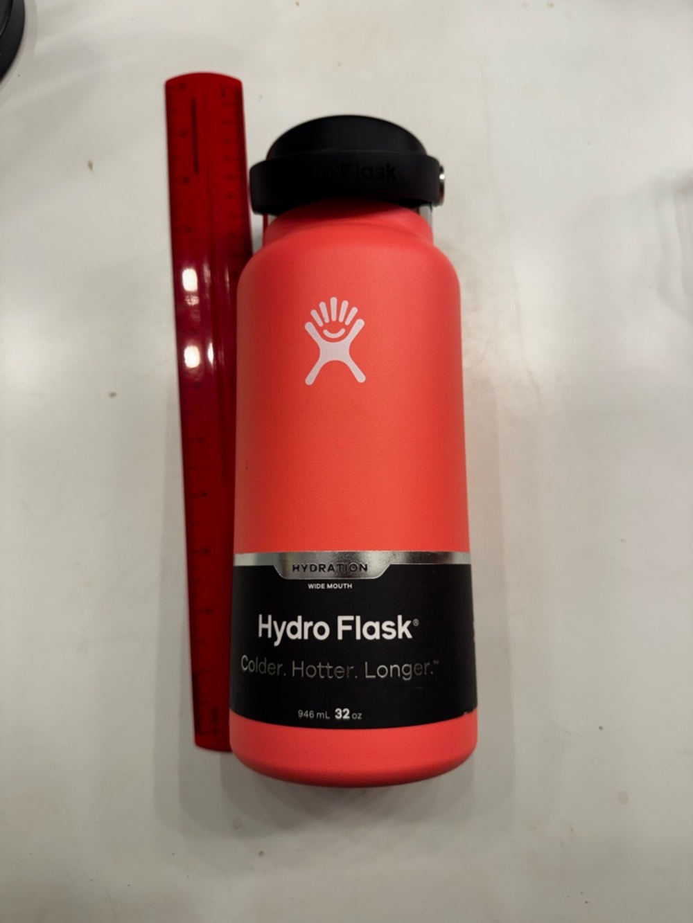 Hydro Flask Wide Mouth Bottle - Coral